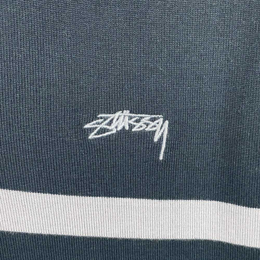 NWT Stussy Rosewood Rugby Polo Striped longsleeve Dress size Small - Picture 3 of 10
